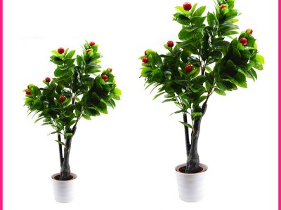 东莞供应室内摆件新款花卉仿真盆景假花假绿植物墙绿化背景装饰品