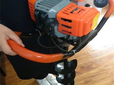 植树必备新款手提挖坑机 省人力汽油打坑机 花卉移植挖坑机