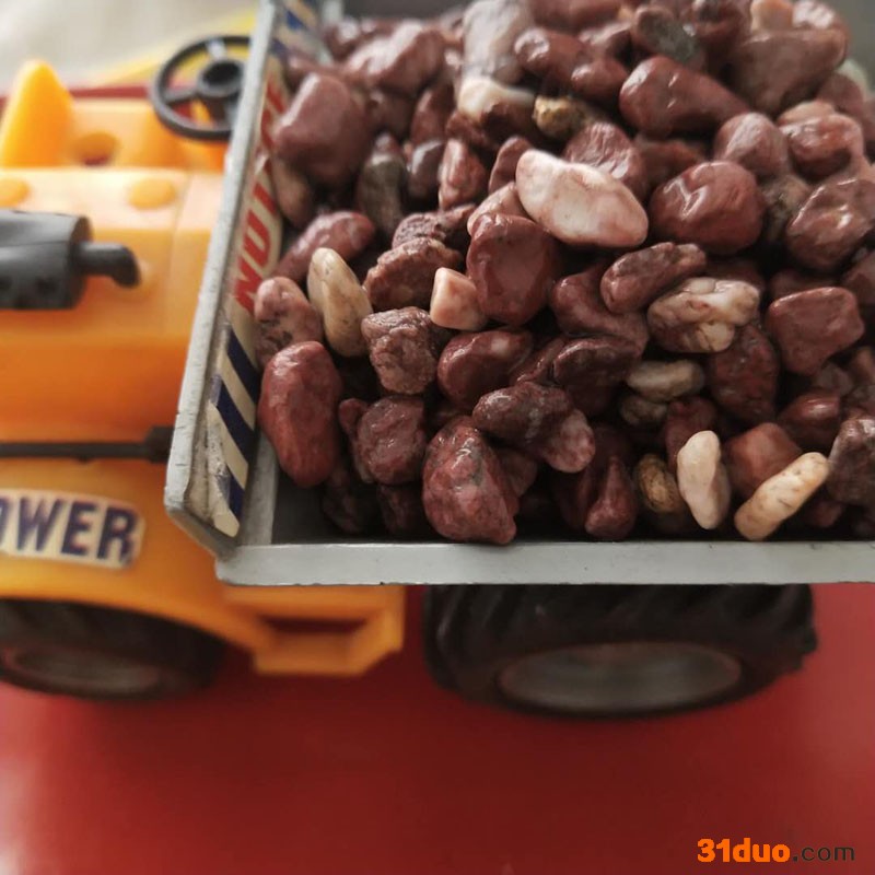 超辉厂家 抛光鹅卵石 雨花石 五彩小石子 花卉鱼缸园林铺路石