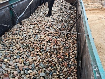 山东前发厂家批发 建筑路面鹅卵石 净水用砾石 多肉装饰卵石 鱼缸花卉造景石子 **鹅卵石 量大从优货源充足