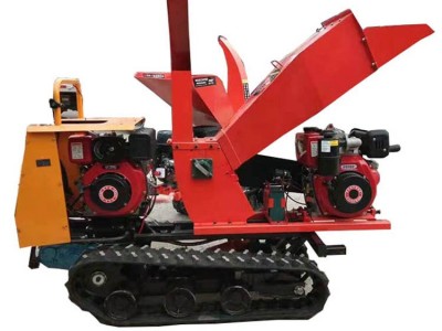 自进料碎枝机 新型果园果枝粉碎机 花卉苗圃清理树枝粉碎机厂家