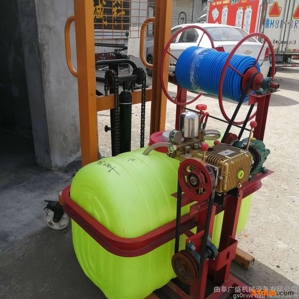 广盛GS- 花卉自动卷管打药机 农用自走式喷杆喷雾机 拖拉机后悬挂喷药机