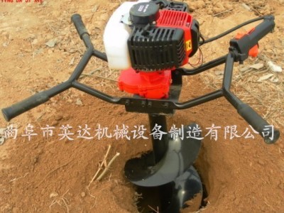 ……手持式地砖机 苗木花卉种植挖坑机——英达打洞机视频