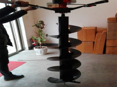 花卉苗木种植挖坑机 地钻打树洞刨坑机 植树钻眼机 汽油手持式挖树窝机