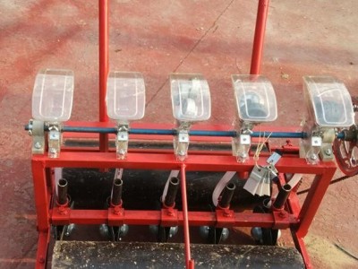 农康手推蔬菜播种机 娃娃菜精播机 高效免间苗谷子播种机 花卉药材播种机