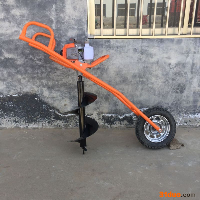 佳硕春季绿化植树挖坑机 手提大马力地钻机 苗木花卉种植挖坑机