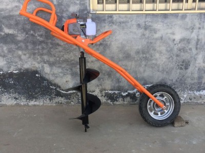 佳硕春季绿化植树挖坑机 手提大马力地钻机 苗木花卉种植挖坑机