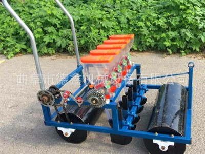 山东德鑫**定制菠菜油菜播种机 农用小颗粒花卉中药材播种机 手推蔬菜精播机