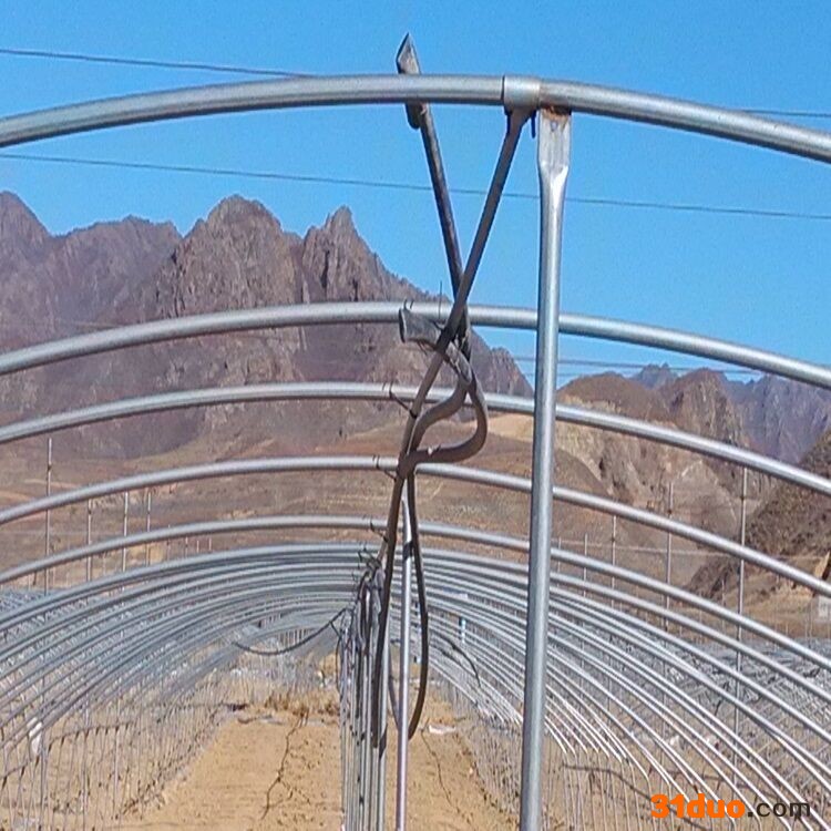 **】生产销售 镀锌大棚管 椭圆管  镀锌圆管可按要求定做各种大棚配件 花卉大棚