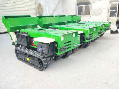 履带式果园施肥开沟机 山地开荒除草耕地机 自走履带式花卉苗圃施有机杂肥开沟机