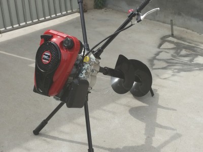 驰航机械 加厚钻头电线杆钻坑机 园林花卉苗圃种植打眼机 后置拖拉机挖坑机