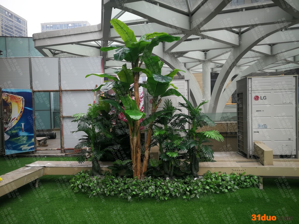 重庆咖啡店植物装饰 酒吧仿真植物装饰 园林式酒吧仿真植物花卉布置 尚诺生态园林式酒吧布置 免费设计 专业安装