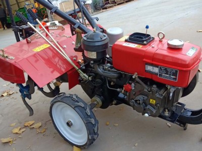 佳硕大马力水冷柴油旋耕机 大棚花卉种植施肥开沟旋耕松土机 大棚除草松土开沟机