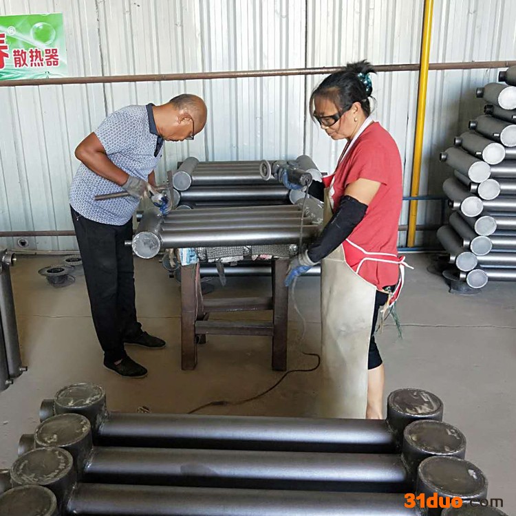 恒熙润泽 光排管暖气片 花卉大棚用光排管暖气片 散热器 车间供暖用光排管暖气片