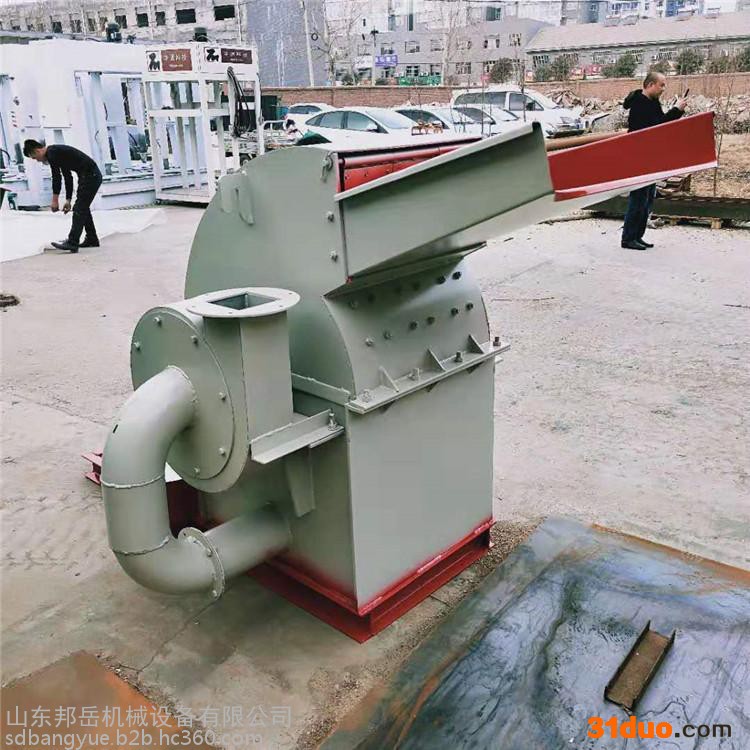 鲜树枝树叶粉碎机 花卉枝条处理机 木头破碎机