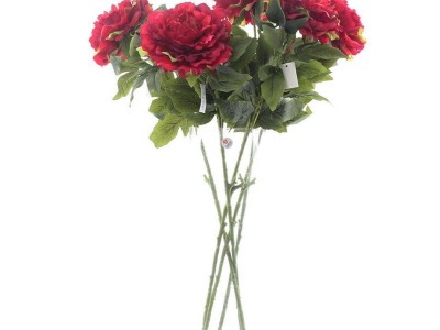 仿真花卉假花塑料花家居装饰单枝富贵牡丹/绢花