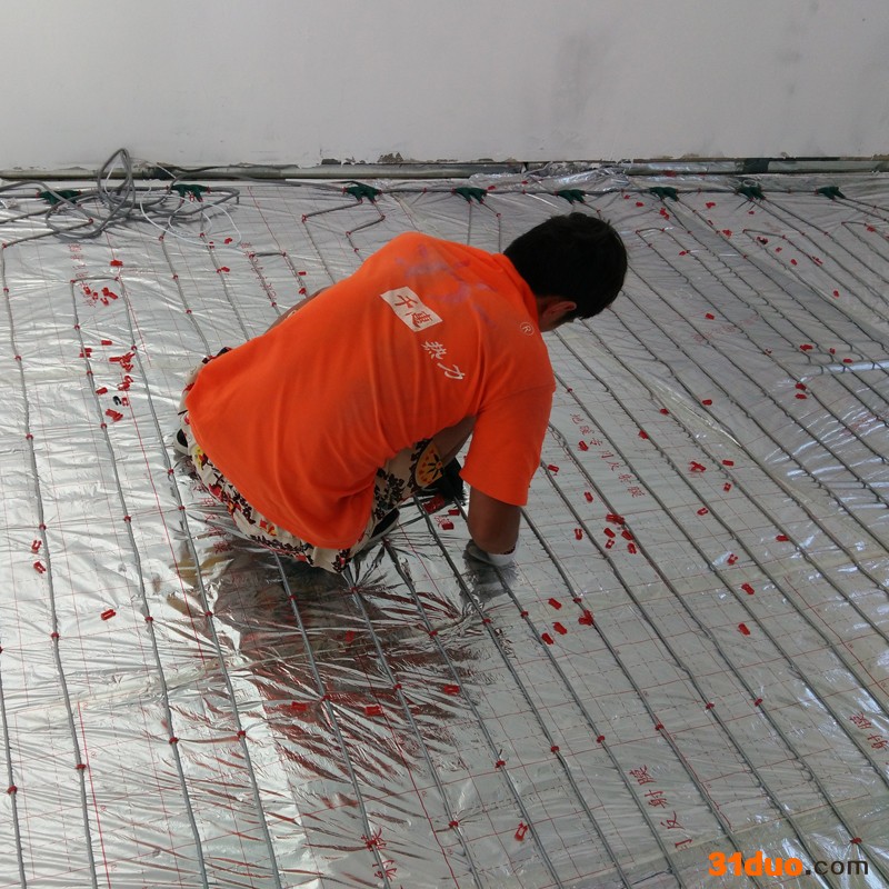 花卉温室恒温地热安装石墨烯电地暖