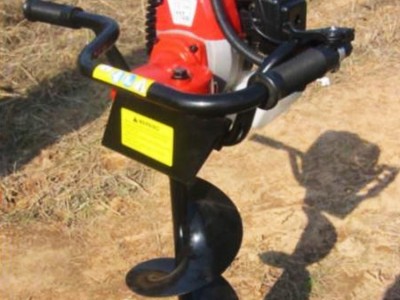手提式植树挖坑机花卉林业打坑大马力汽油发动机