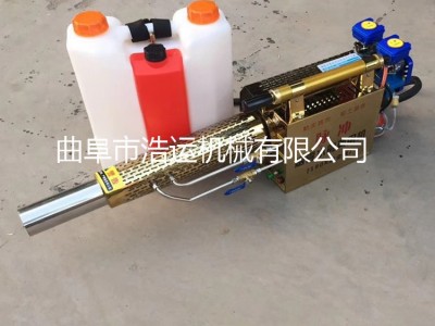 山东曲阜浩运机械喷射均匀喷药效果好的农作物杀虫打药机 小麦棉花花卉草坪弥雾机