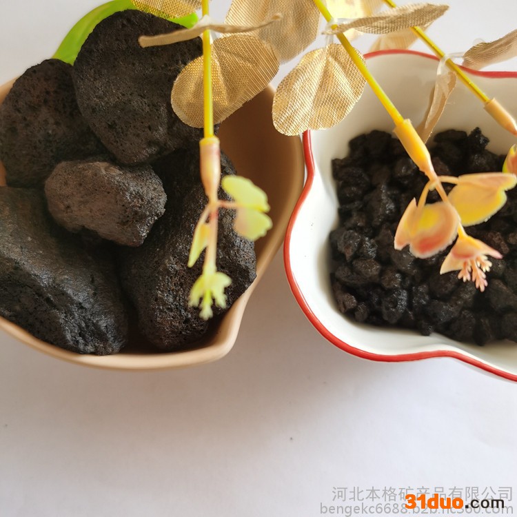 红色火山石 花卉铺面火山石 烧烤火山石 火山石价格 源头厂家批发 质量可靠