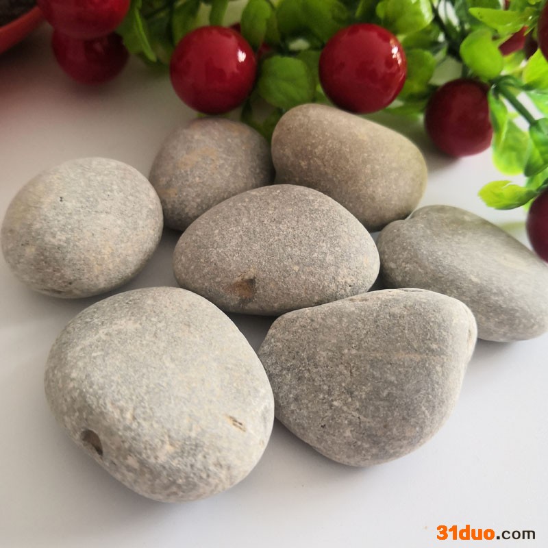 超辉供应 抛光鹅卵石石头 鱼缸园林铺路雨花石 批发家装建材花卉本色原石