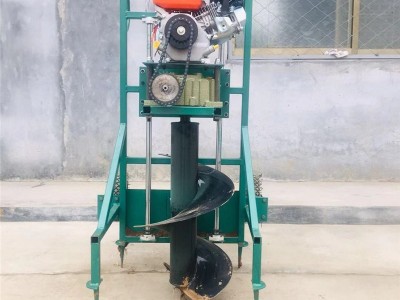 花卉苗木打坑机 大功率地钻植树机挖坑机 慧聪机械旋转式挖坑机价格