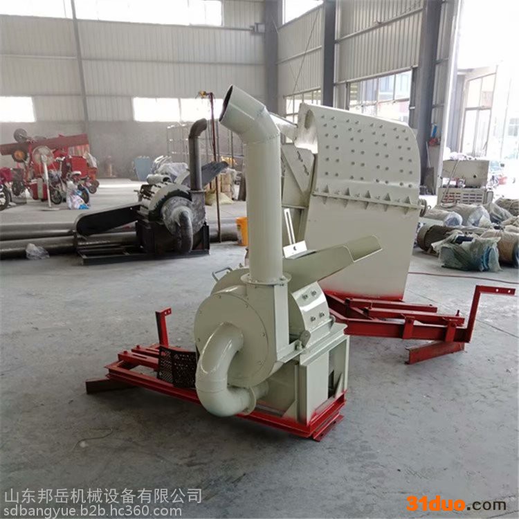 花卉种植基地枝叶粉碎机 造纸厂原料粉碎设备 多层板粉碎机