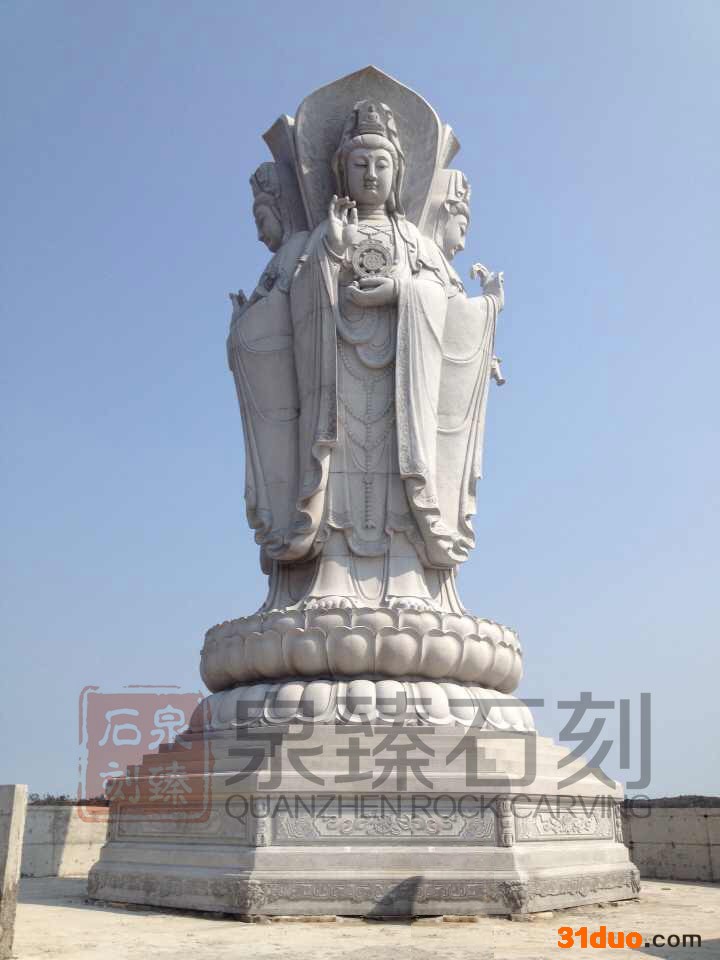 泉臻_浮雕_观音菩萨石雕_招商