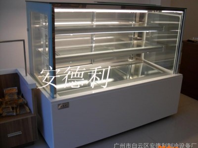 招商 安德利定做冷柜  直角蛋糕货架  直角蛋糕冷藏展示柜