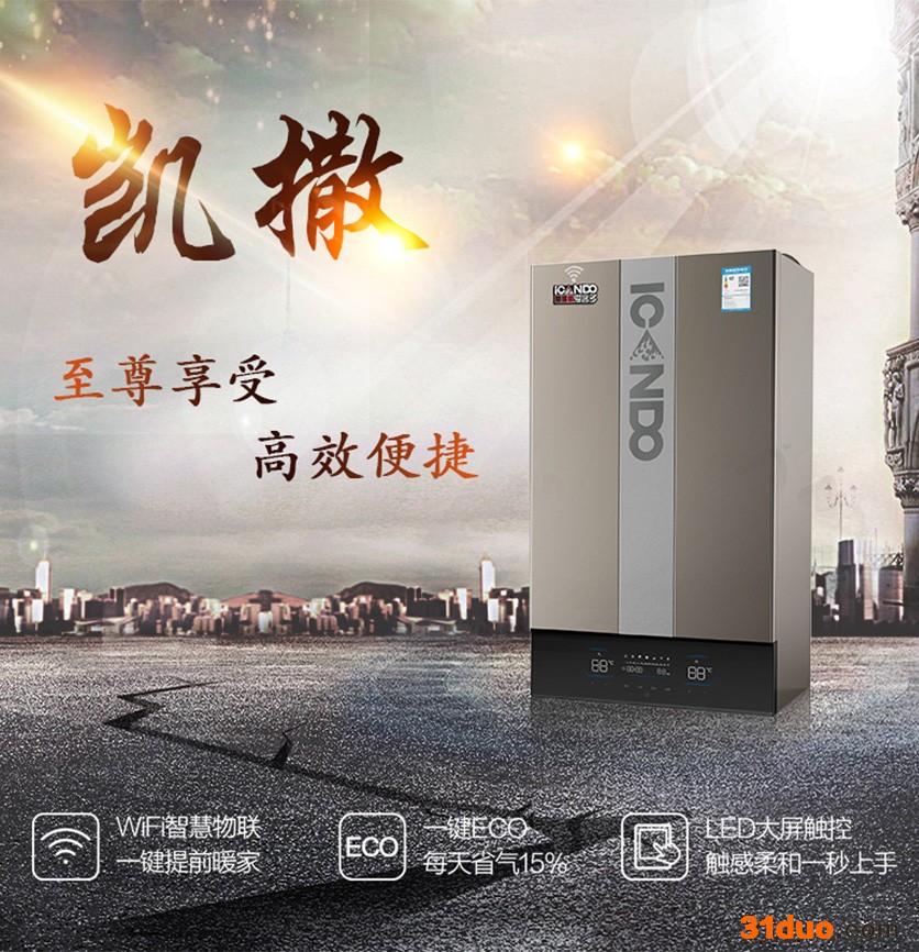 爱客多凯撒K2系列32kW 燃气壁挂炉 招商加盟 进口配件商