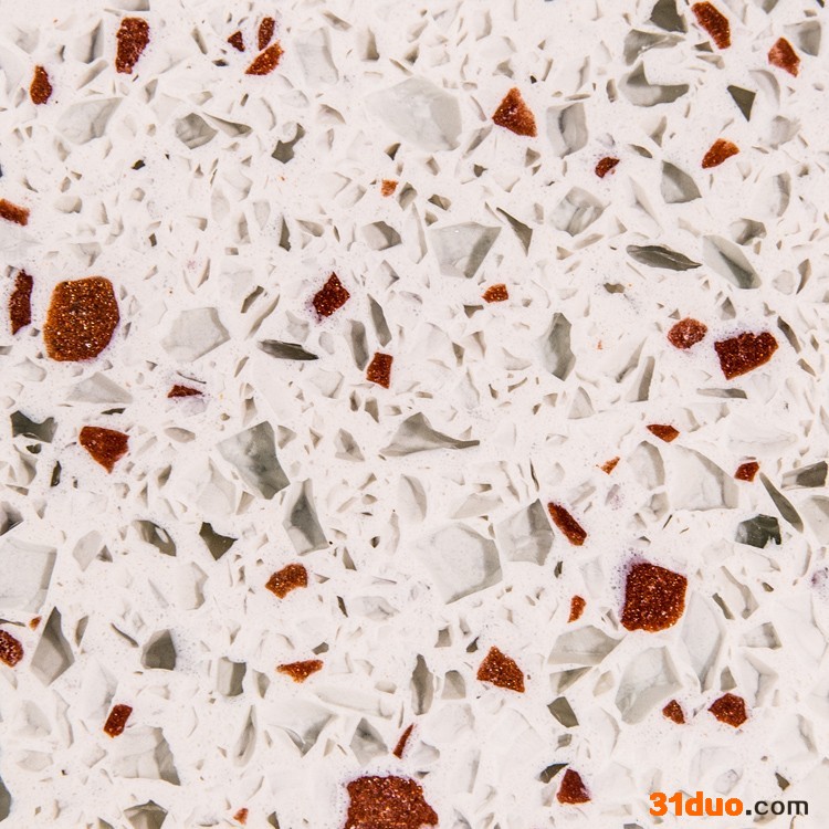 石英石价格  石英石板材招商  **价廉  鱼肚白石英石