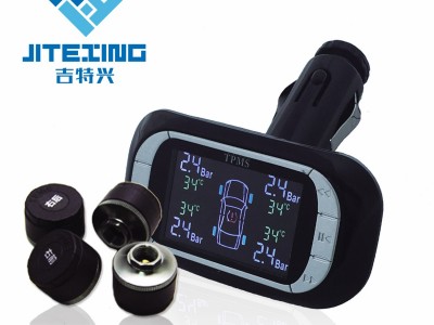 招商 吉特兴无线胎压检测器TPMS外置无线胎压报警器ET-1