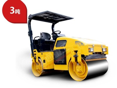 洛阳路通3吨小压路机 双钢轮压路机 小型压路机 3吨压路机 全液压双钢轮压路机 厂家直供 吕梁双轴三轮碾压机招商