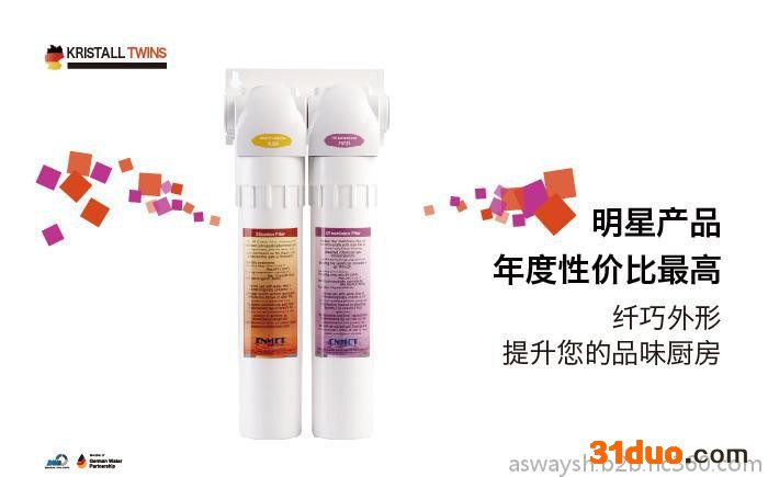 恩美特Kristall-twins末端直饮机  代理招商加盟自来水过滤器厨房滤水器净水设备