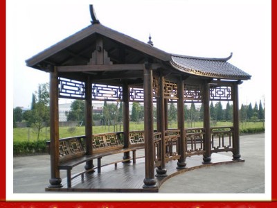 岁氏 厂家供应防腐木长廊设计 长廊订购 长廊定制 碳化木长廊 长廊价格 图片 **厂家推荐  招商代理