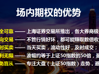上证50etf场内期权招商 广州一篮子