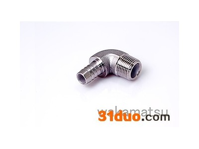 若松 1/8-3/8  英制和日标不锈钢弯管接头 扳把式快速接头  螺纹90弯管接头 液压接头 快速接头