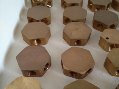 内丝六角方块六通接头2分3分4分内螺纹多口分流气动快速接头