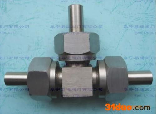 卡套式接头 直通式中间接头 快速接头钢管对接头