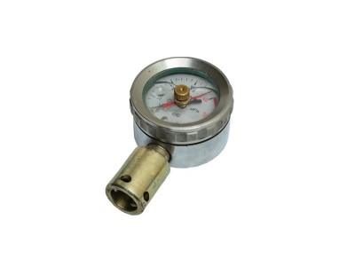 山东恒安 KZ-60煤矿专用抗震压力表  快速接头方式  不锈钢防护壳