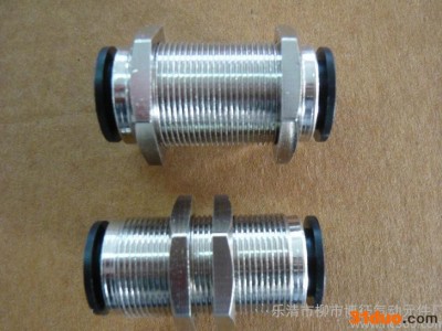 [**]PM 直通穿板快插接头 插6MM的穿板快速接头 穿板