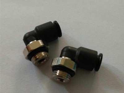 **迷你型快速接头 铜直角ML 气动打包机接头接6气管3/8