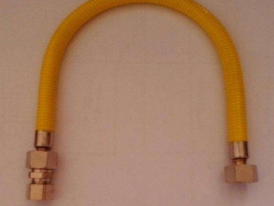 昌航 燃气管天然气管热水器煤气管304不锈钢波纹金属防爆家用软管4分