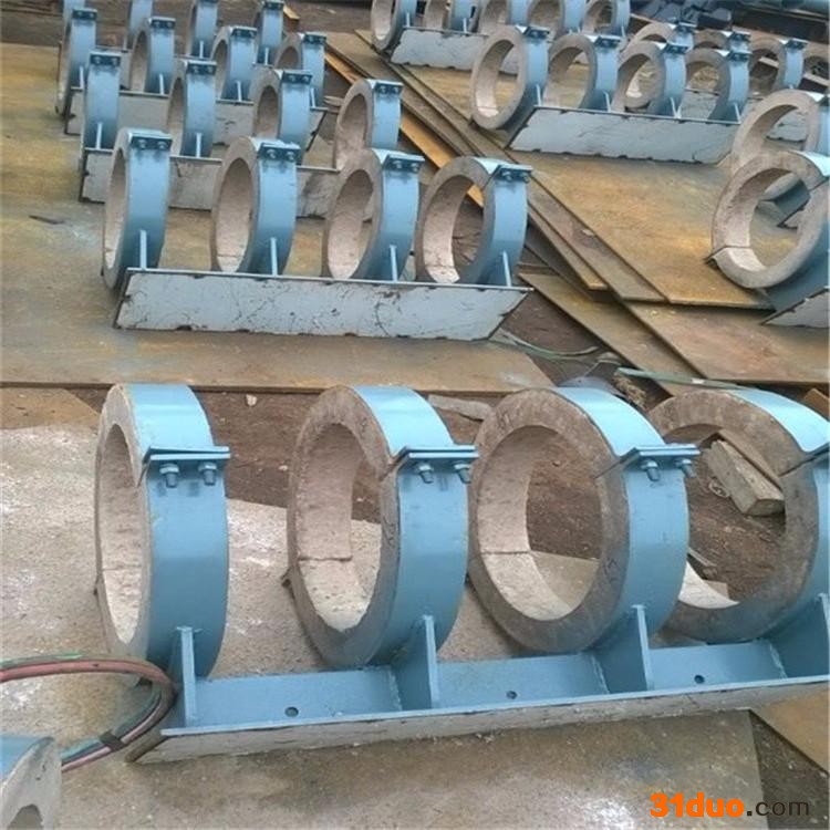 北京 蒸气管道管托 滑动管托和固定管托  泽天管道厂家