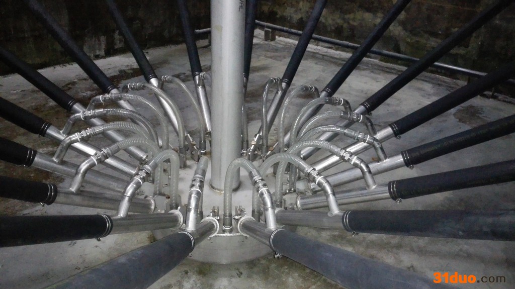 折叠式曝气器 污水处理折叠式曝气器 伞型曝气器 微孔橡胶膜片 曝气管 安装维修方便操作