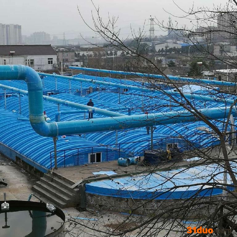 圣联 玻璃钢污水池盖板    污水罩   集气管道