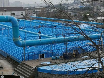 圣联 玻璃钢污水池盖板    污水罩   集气管道