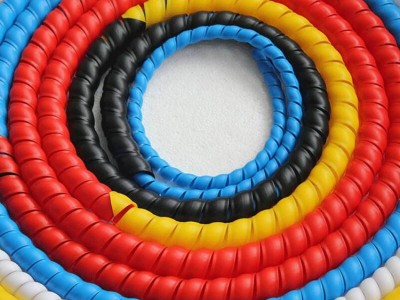 神方  **  耐磨绝缘螺旋护套   高压胶管护套  气管保护套