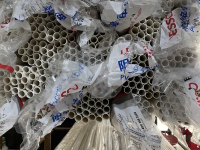 西安PVC排水管 联塑大口径白色UPVC通风排气管批发