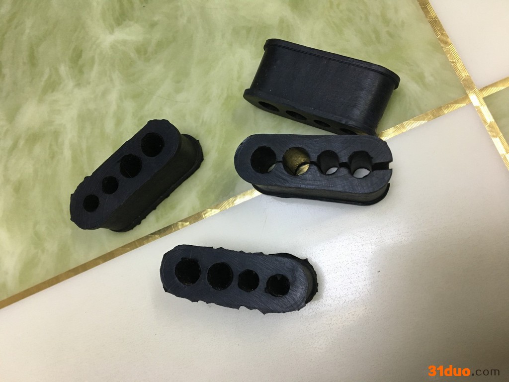 鸿运46x20x15橡胶吊耳固定环排气管吊胶橡胶减震吊胶